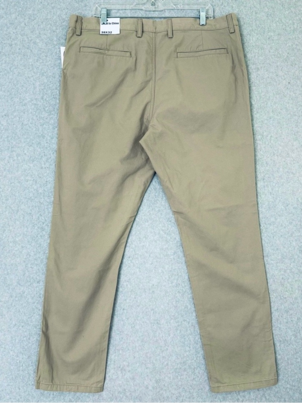 Old Navy Mens Pants 38x32 Tan Khaki Lived in Chino Slim Uniform Non-Stretch - Picture 5 of 16